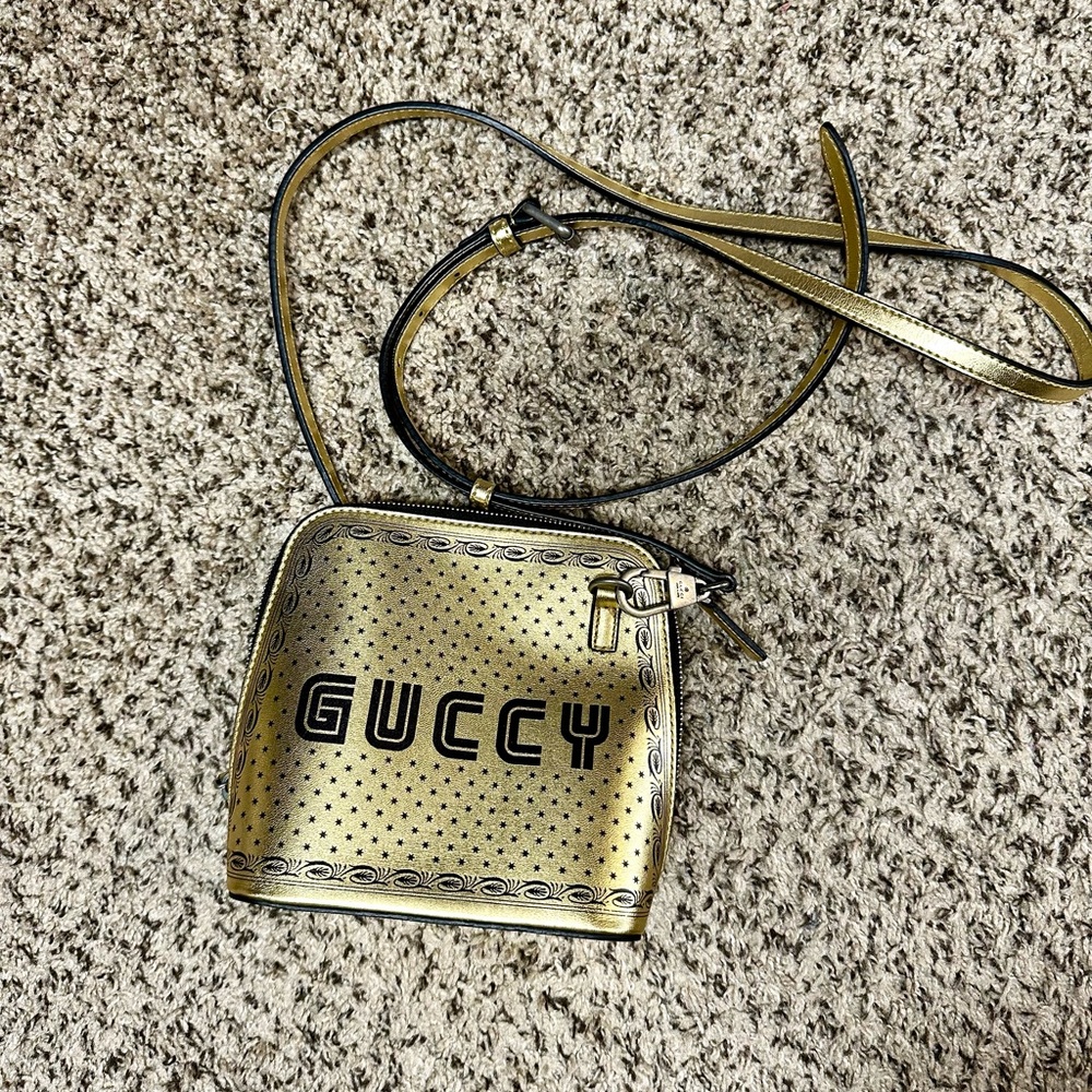 Gucci Gold Crossbody Bag